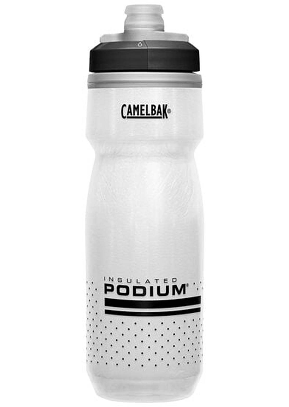 Camelbak Podium Chill 21 oz Bike Water Bottle White/Black