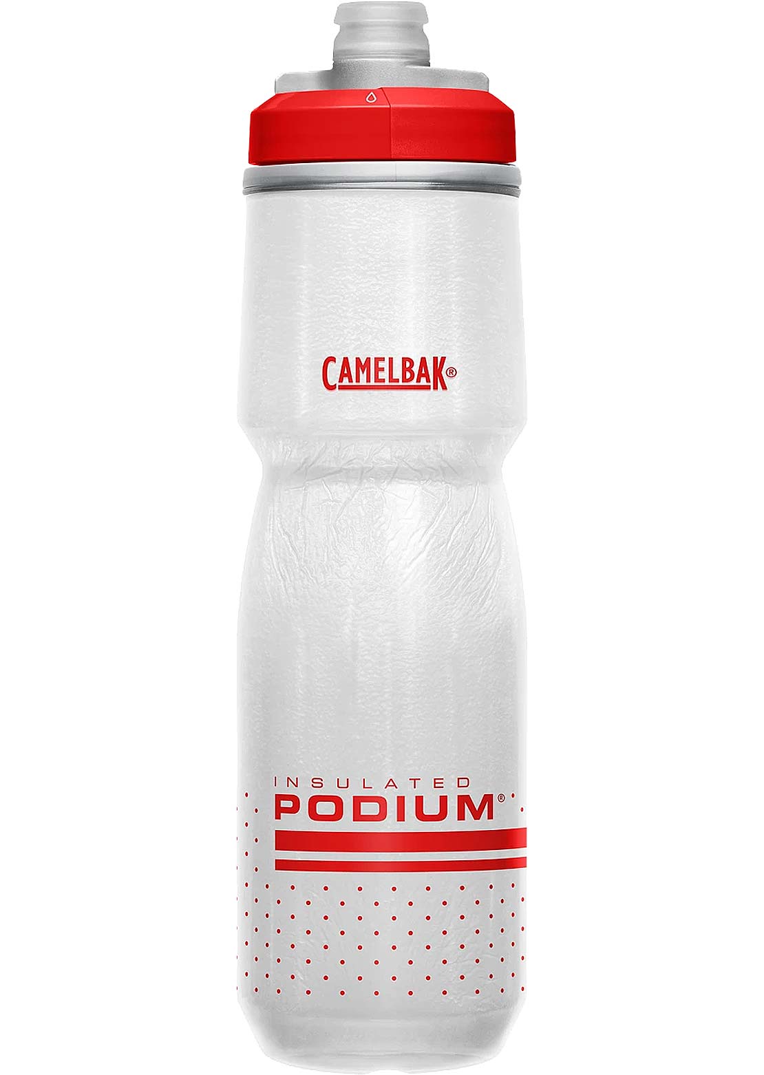 Camelbak Podium Chill Bike Water Bottle Red White