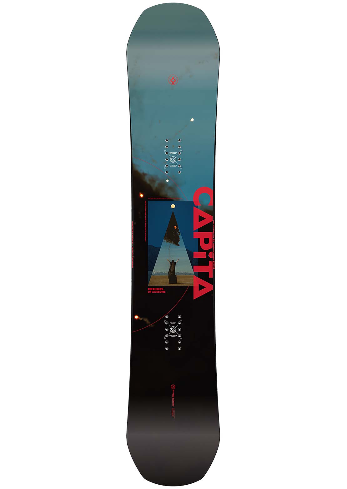 Capita Men&#39;s Defenders Of Awesome Snowboard Multi
