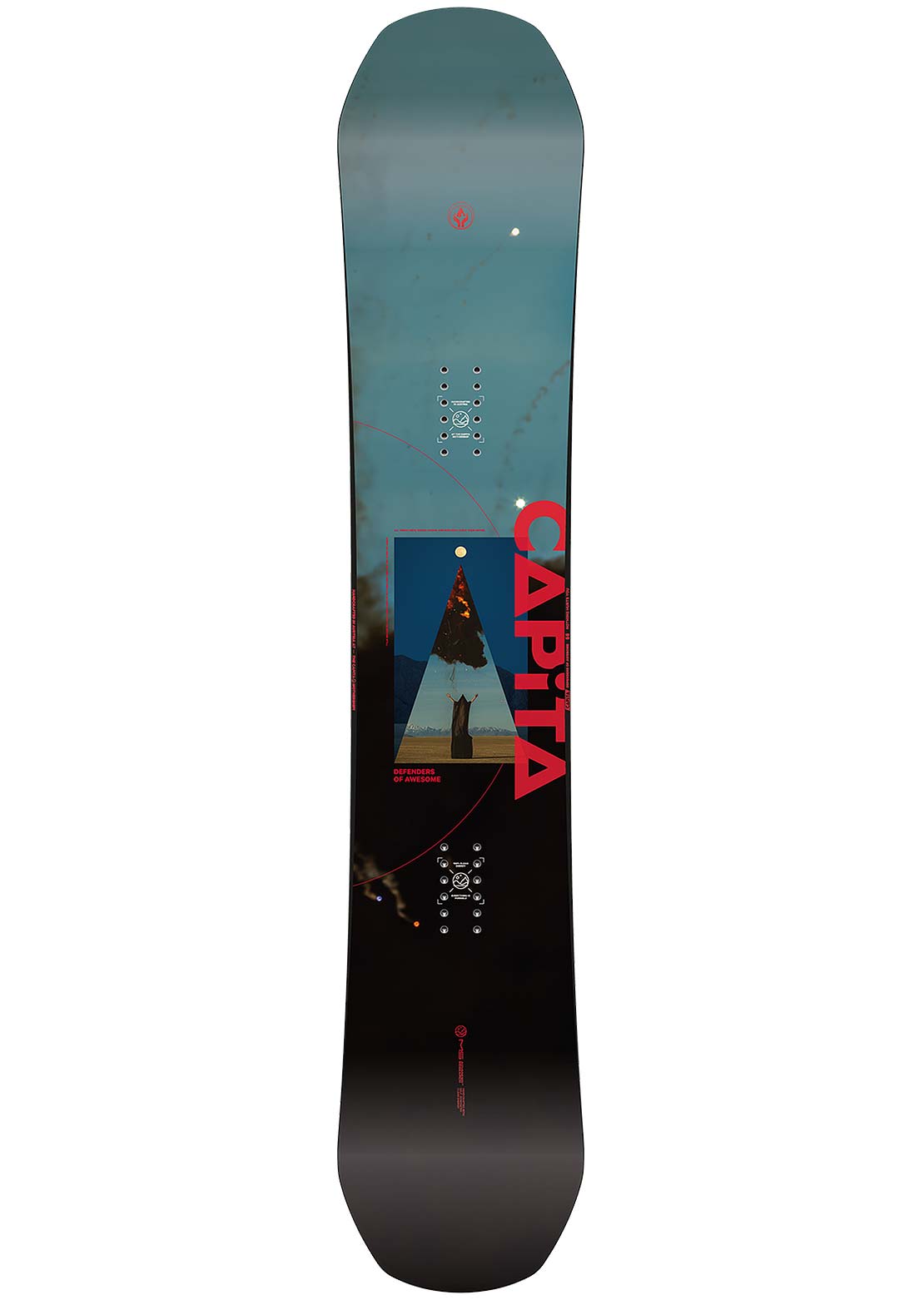 Capita Men&#39;s Defenders Of Awesome Snowboard Multi