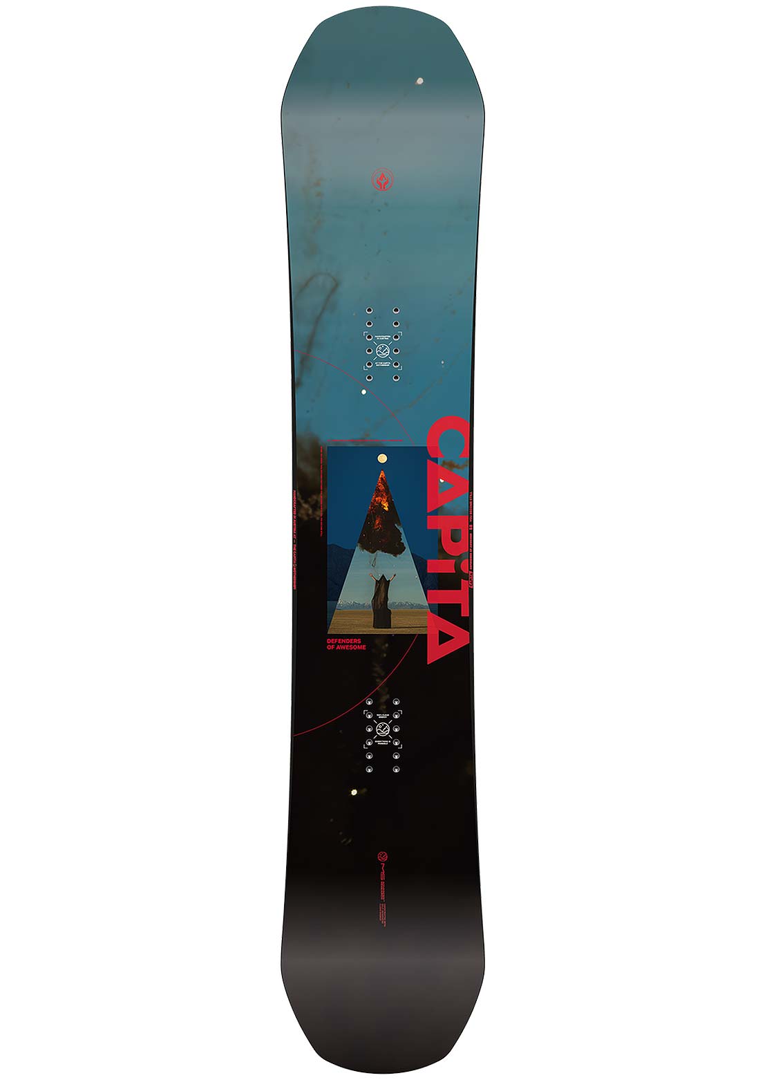 Capita Men&#39;s Defenders Of Awesome Snowboard Multi