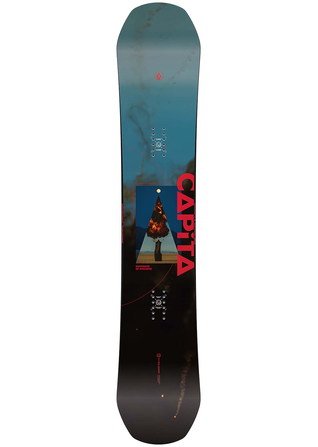 Capita Men&#39;s Defenders Of Awesome Snowboard Multi