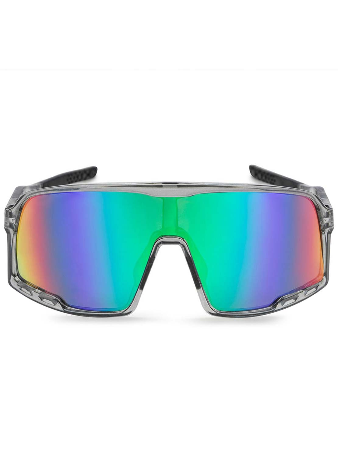 CHPO Unisex Henrik Sunglasses Grey/Rainbow Mirror