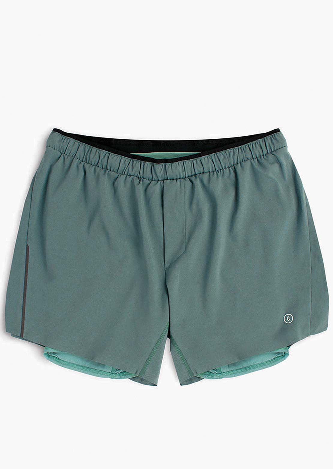 Ciele Men's DLY 5" Long Brief Shorts Silver Pine