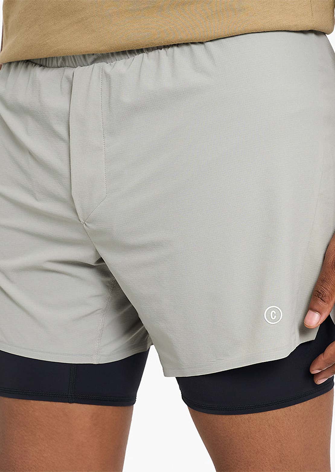 Ciele Men's DLY 5" Long Brief Shorts Airy Grey