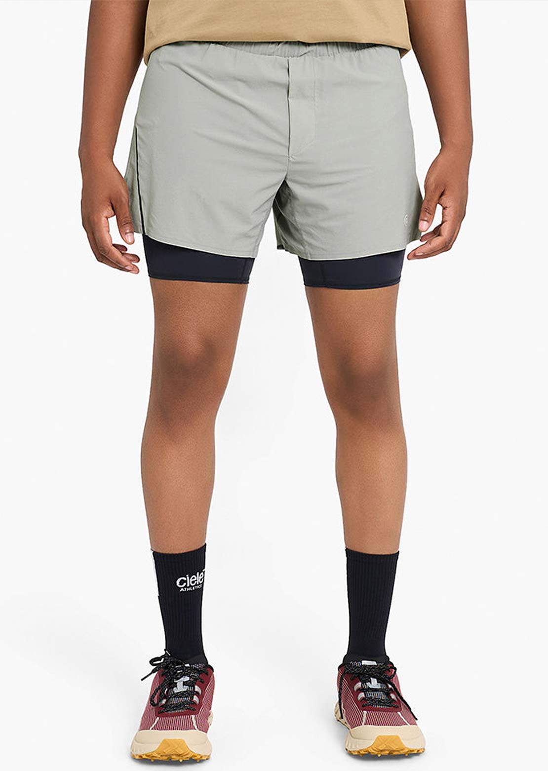 Ciele Men's DLY 5" Long Brief Shorts Airy Grey