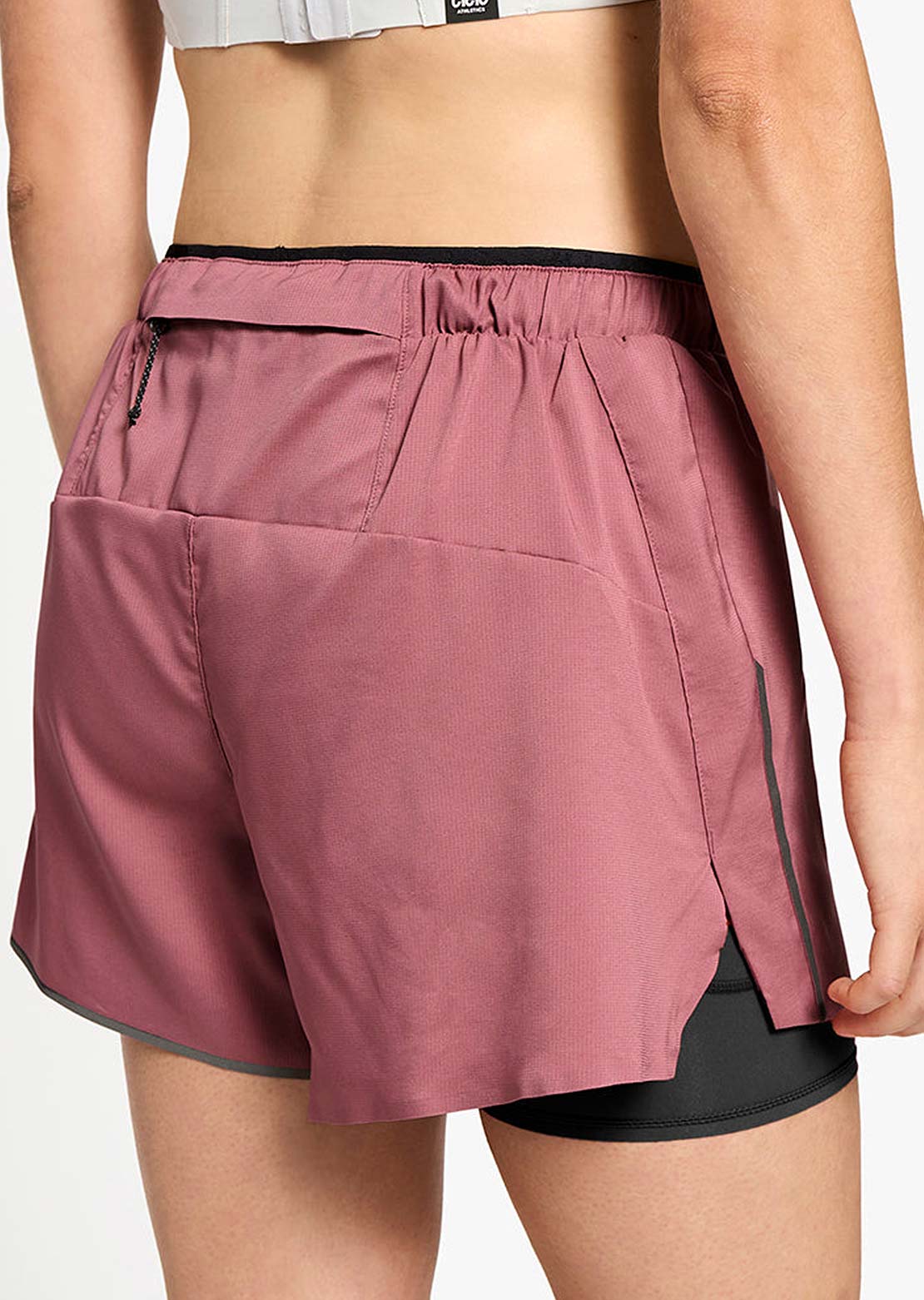 Ciele Women's DLY 4" Long Brief Shorts Deco Rose