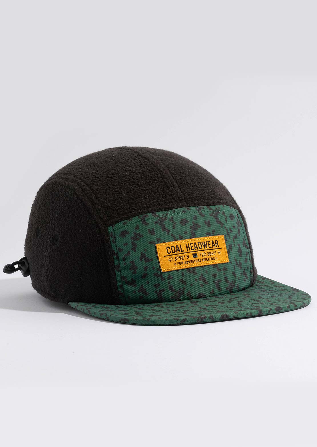 Coal Unisex Bridger Cap Dark Green Grid Camo