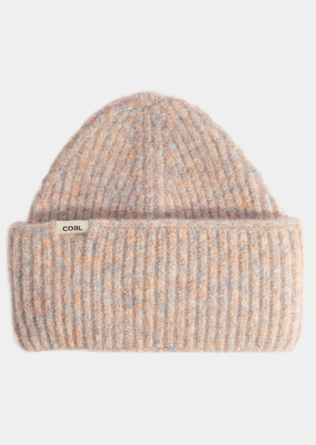 Coal Unisex Super Cuff Beanie Periwinkle Marl