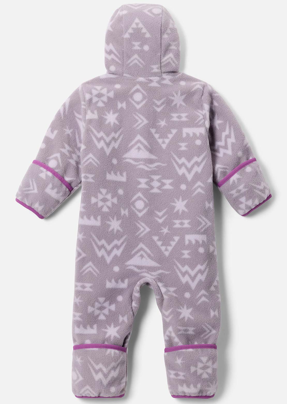 Columbia Infant Snowtop II Bunting One Piece Shale Purple Peaked Tonal