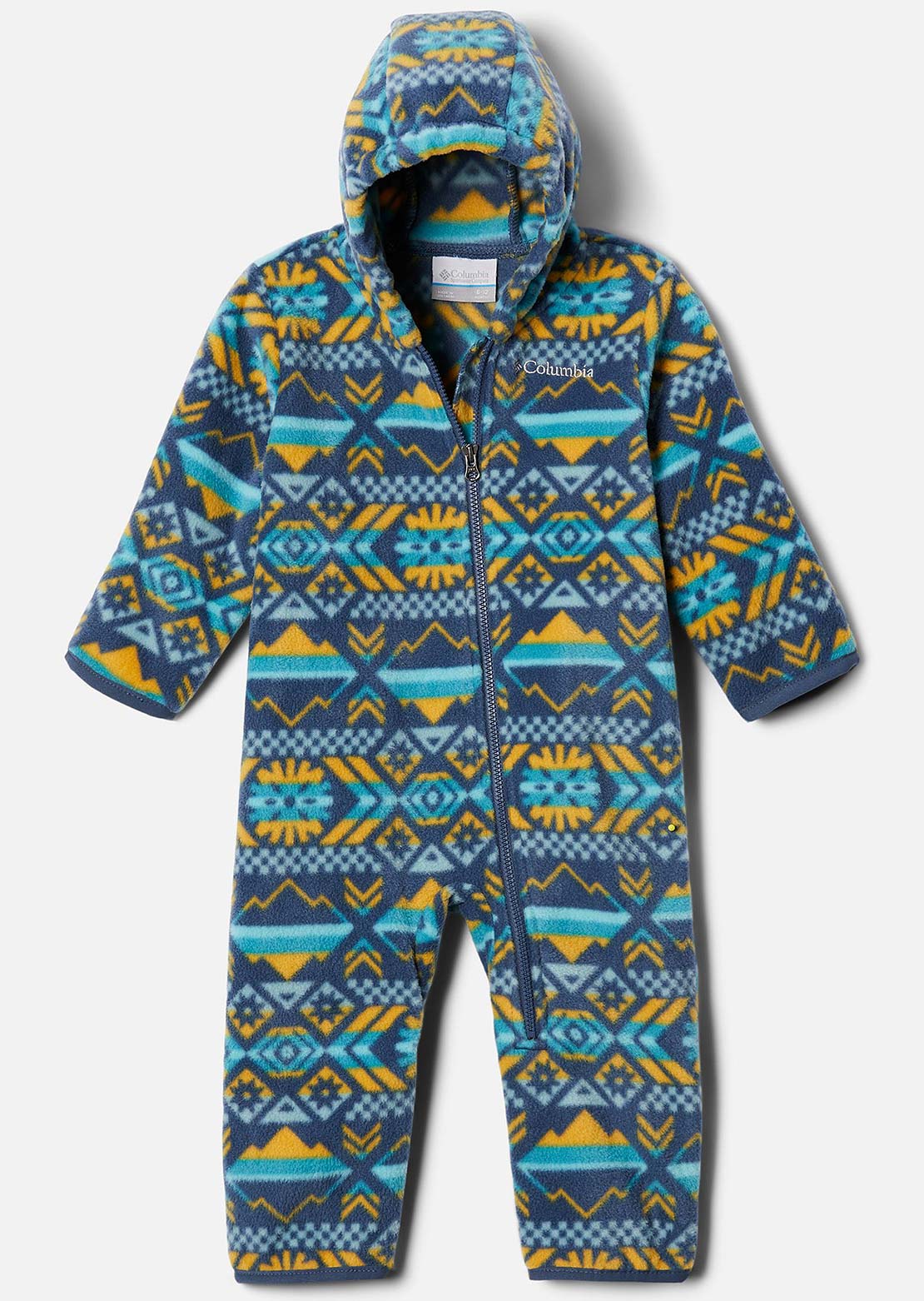Columbia Infant Snuggly Bunny Bunting One Piece Dark Mountain Checkered Peaks/Dark Mountain