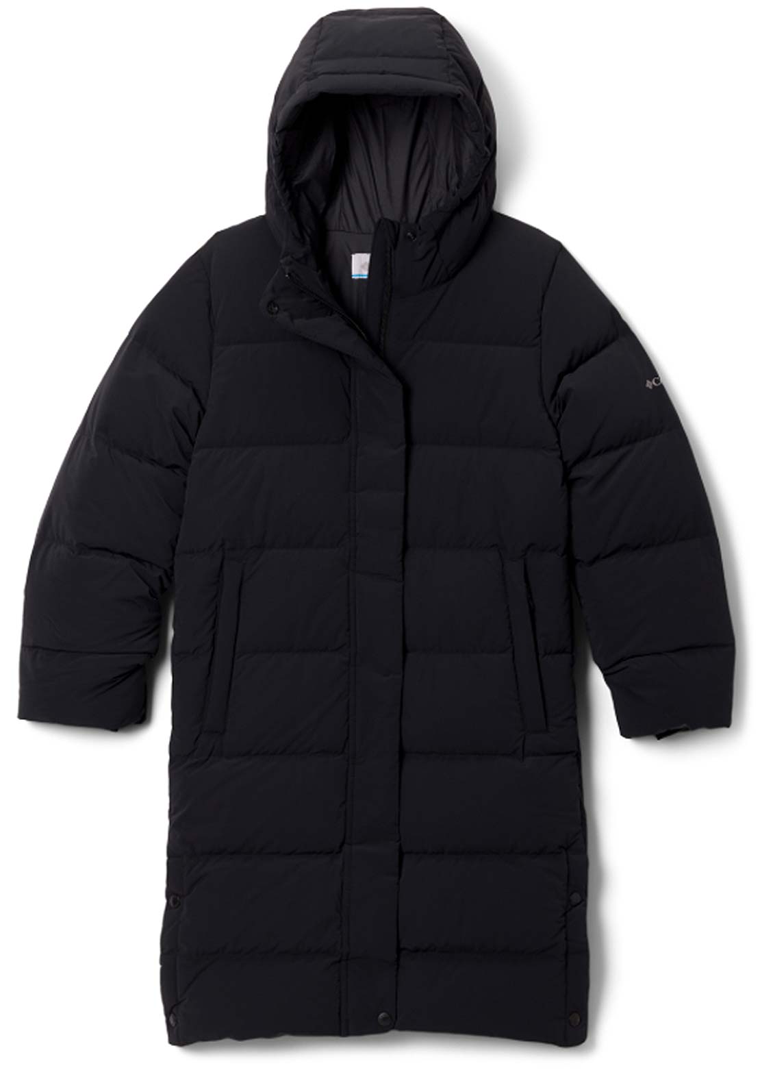 Columbia Junior Amaze Puff Long Hooded Jacket Black