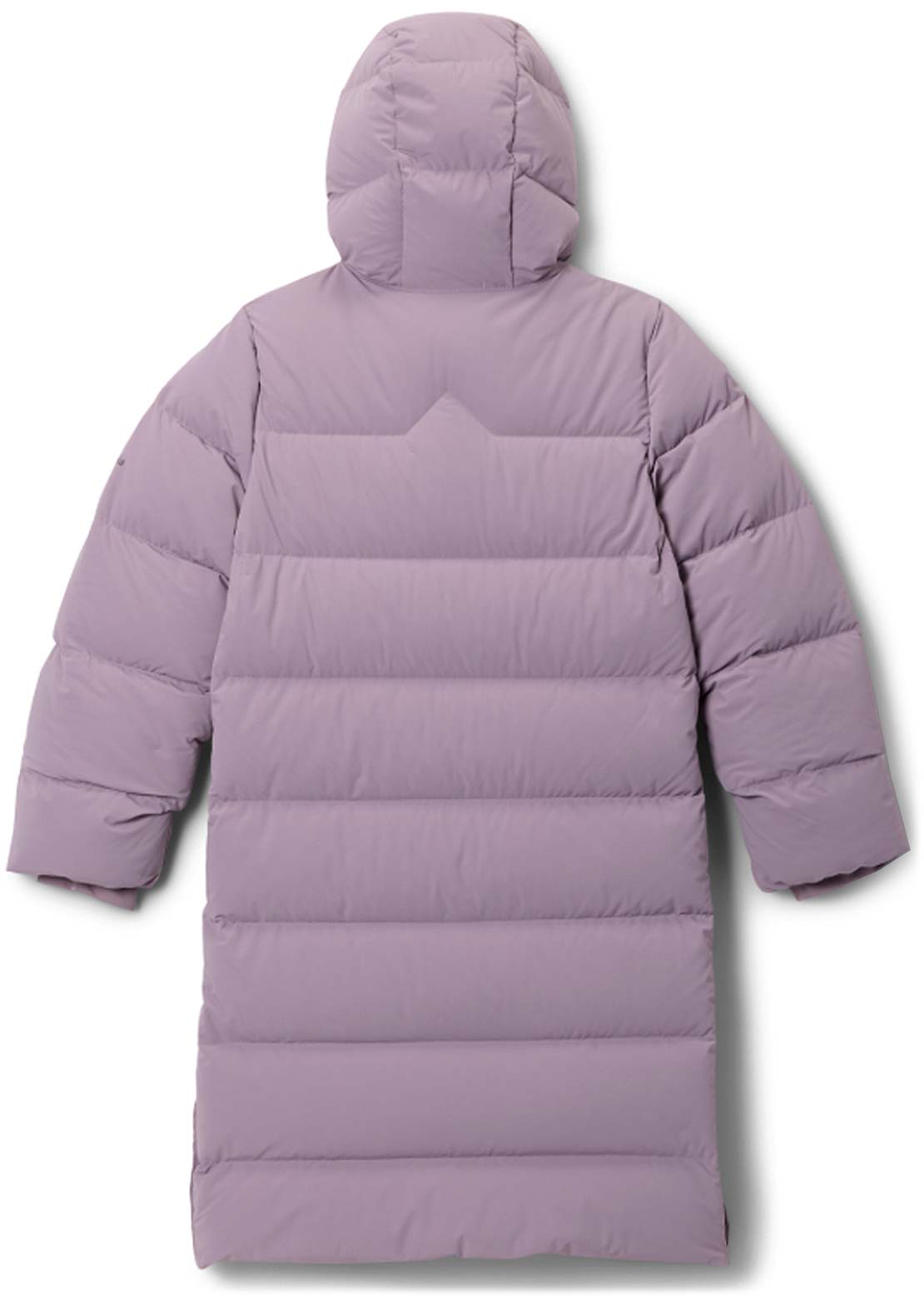 Columbia Junior Amaze Puff Long Hooded Jacket Shale Purple
