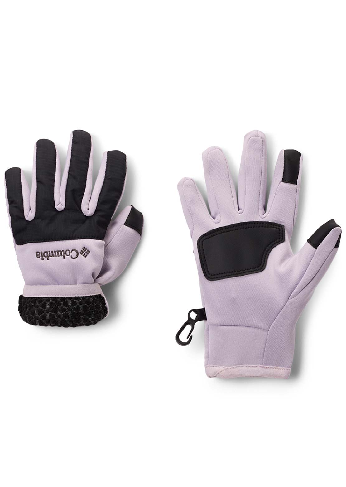 Columbia Junior Arctic Crest Gloves Lavender Pearl