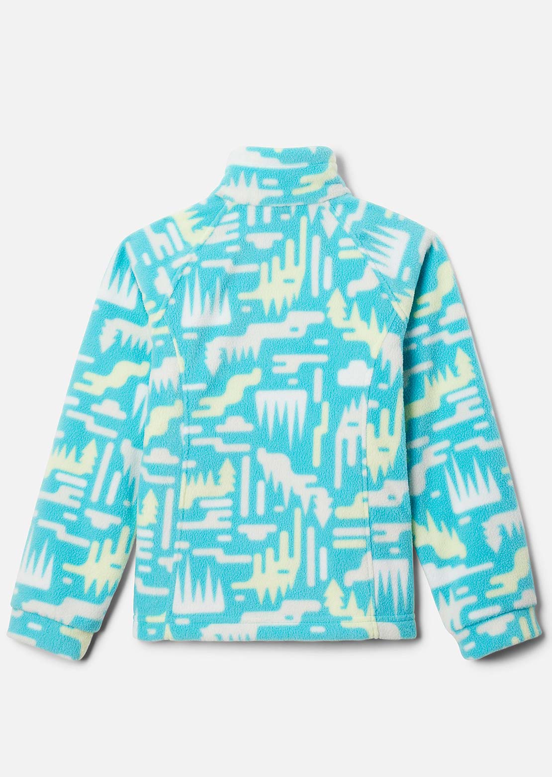 Columbia Junior Benton Springs II Printed Fleece Geyser Highland