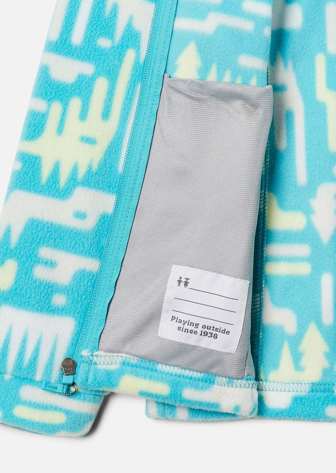 Columbia Junior Benton Springs II Printed Fleece Geyser Highland