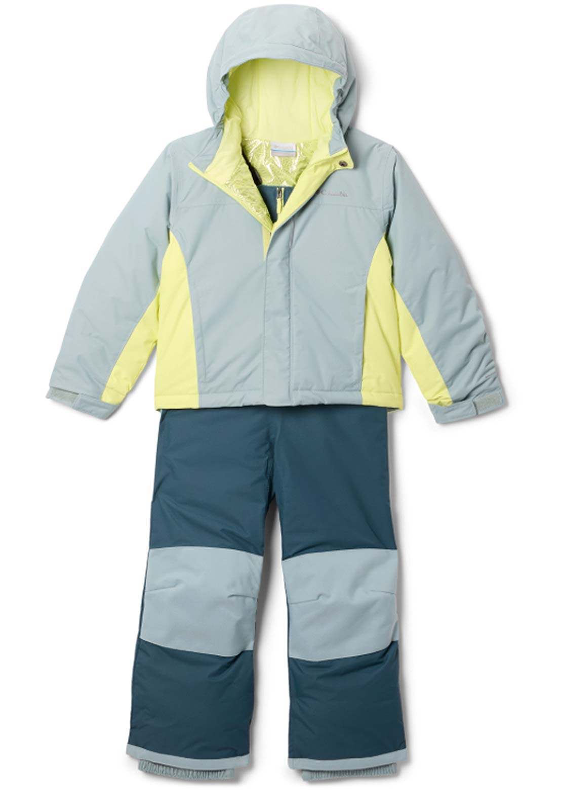 Columbia Junior Buga III Set One Piece Crushed Blue/Neon Light
