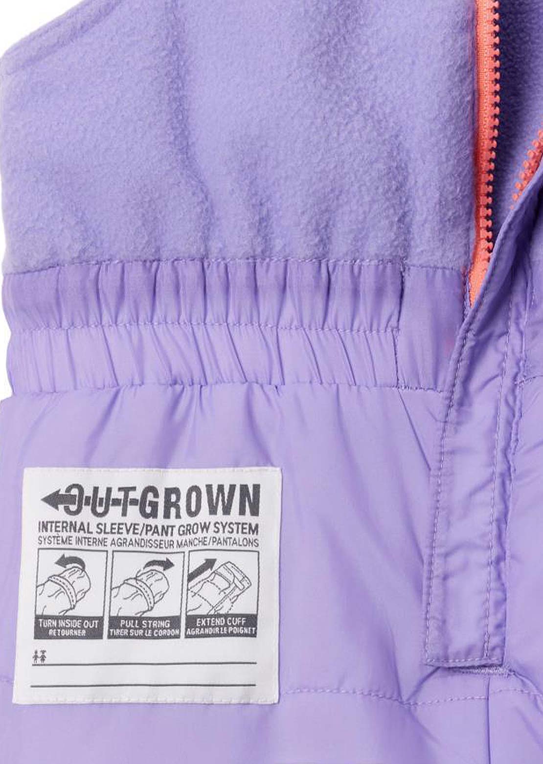 Columbia Junior Double Flake II Set One Piece Paisley Purple