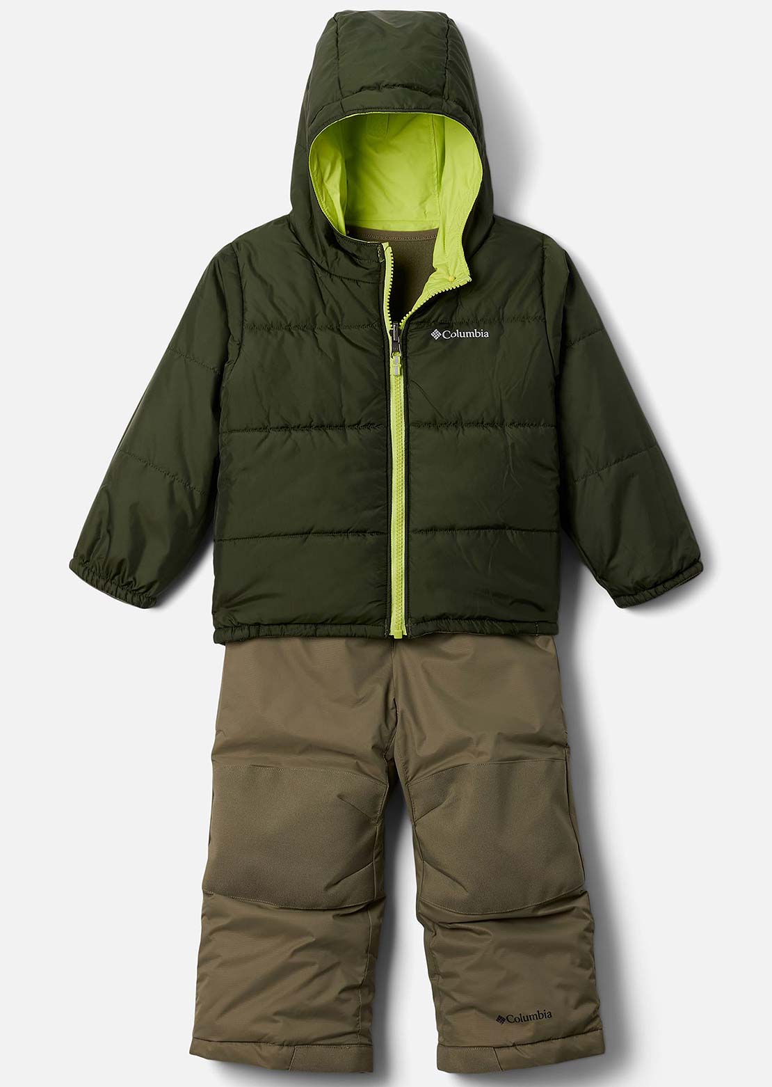 Columbia Junior Double Flake II Set One Piece Stone Green