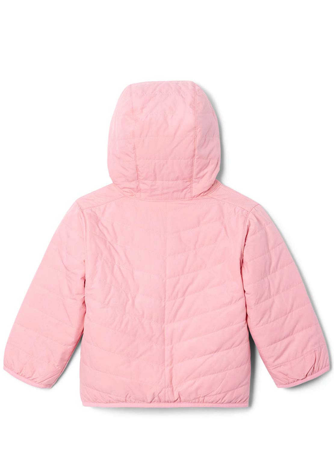 Columbia Junior Double Trouble Jacket Pink Orchid/Stone Green Checkered Peak