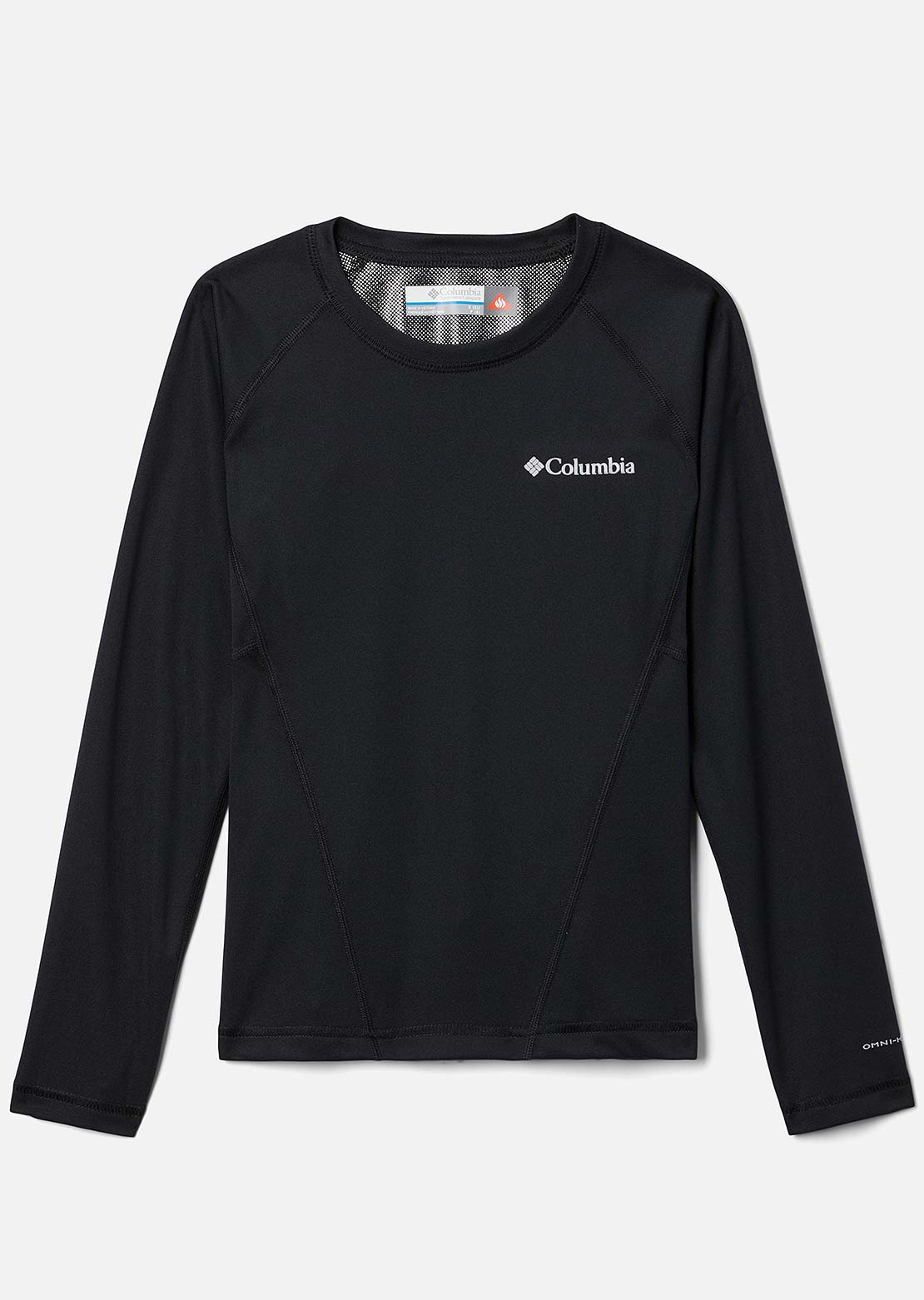 Columbia Junior Midweight Crew 2 Long Sleeve Black