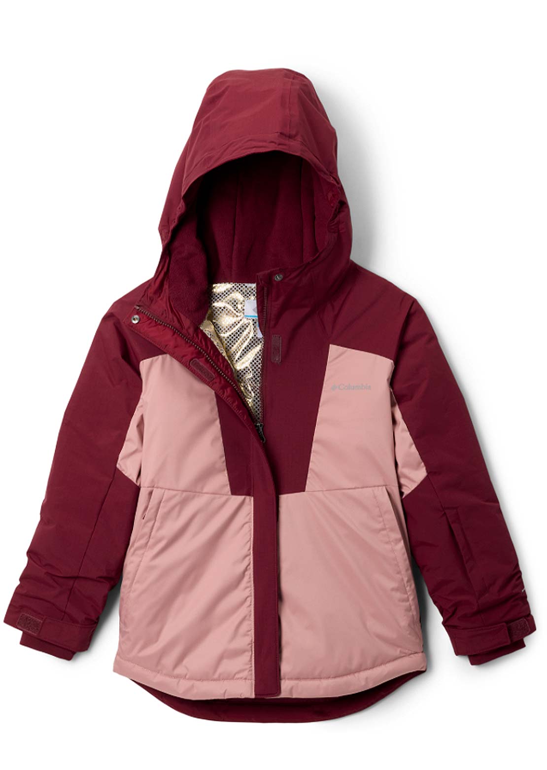 Columbia Junior Mighty Mogul III Jacket Eraser Pink/Rich Wine