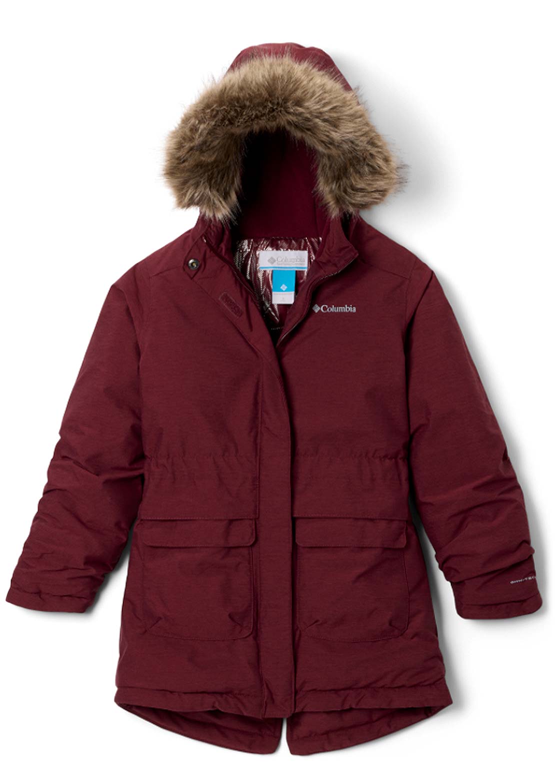Columbia Junior Nordic Strider II Jacket Rich Wine
