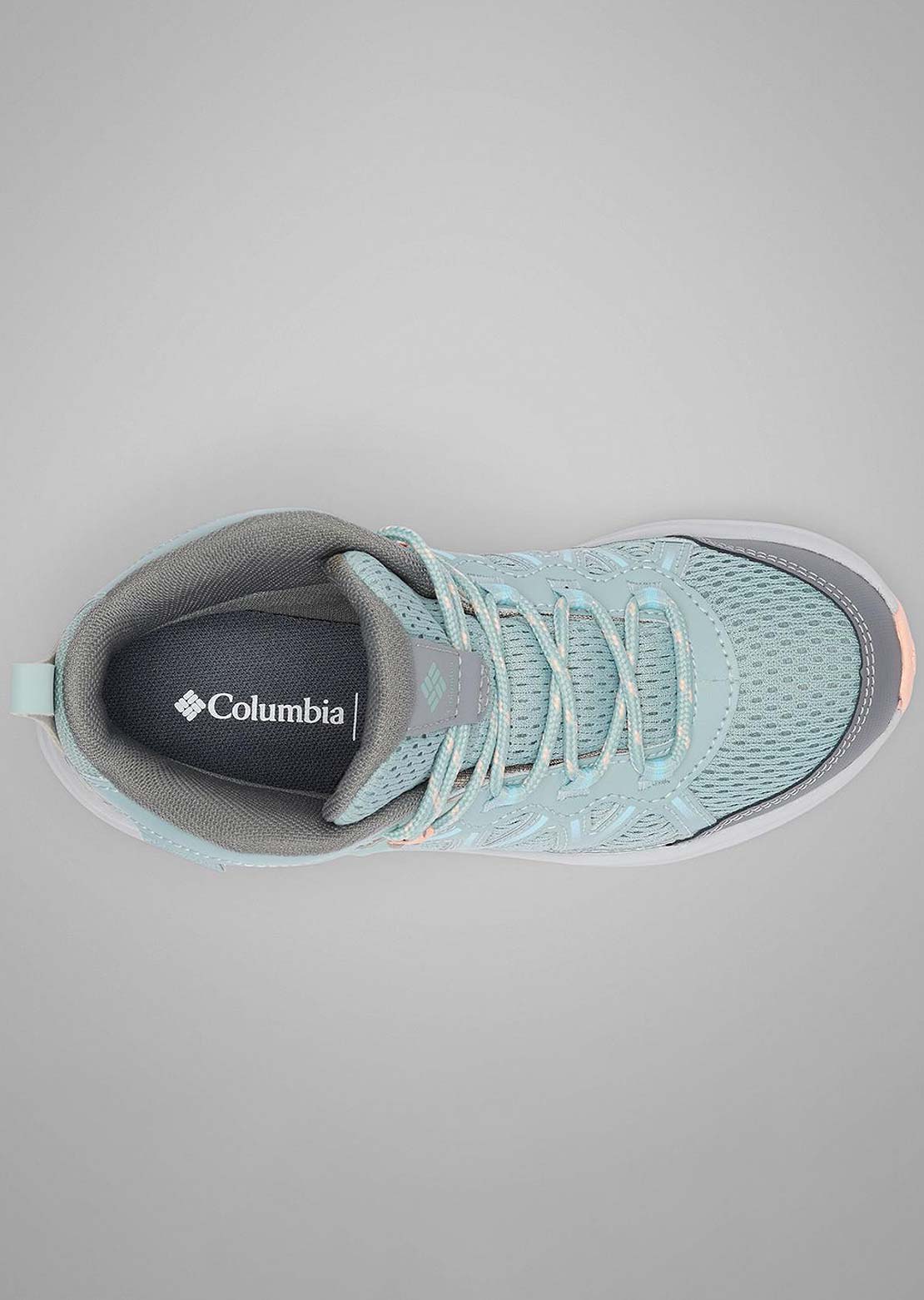 Columbia Junior Peakfreak Rush Mid Waterproof Shoes Crushed Blue Blush