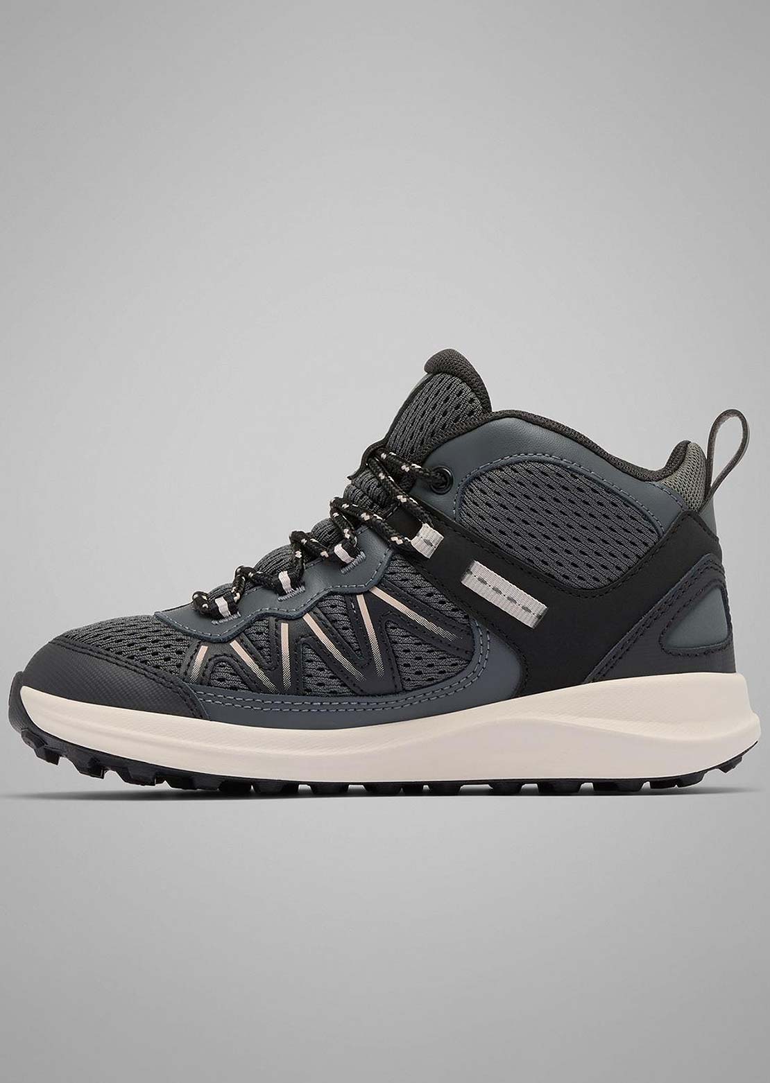 Columbia Junior Peakfreak Rush Mid Waterproof Shoes Black Grill