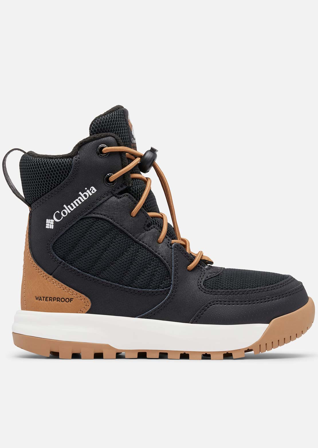 Columbia Junior Portlander Omni-Heat Boots Black/Elk