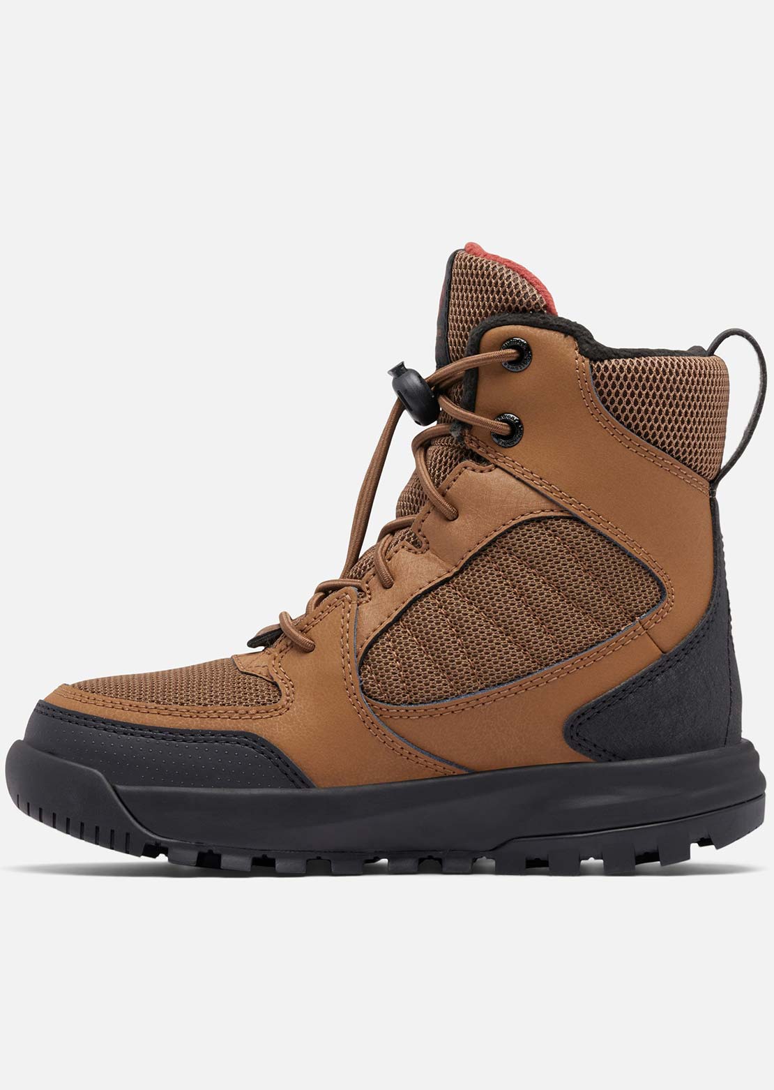 Columbia Junior Portlander Omni-Heat Boots Light Brown/Spice