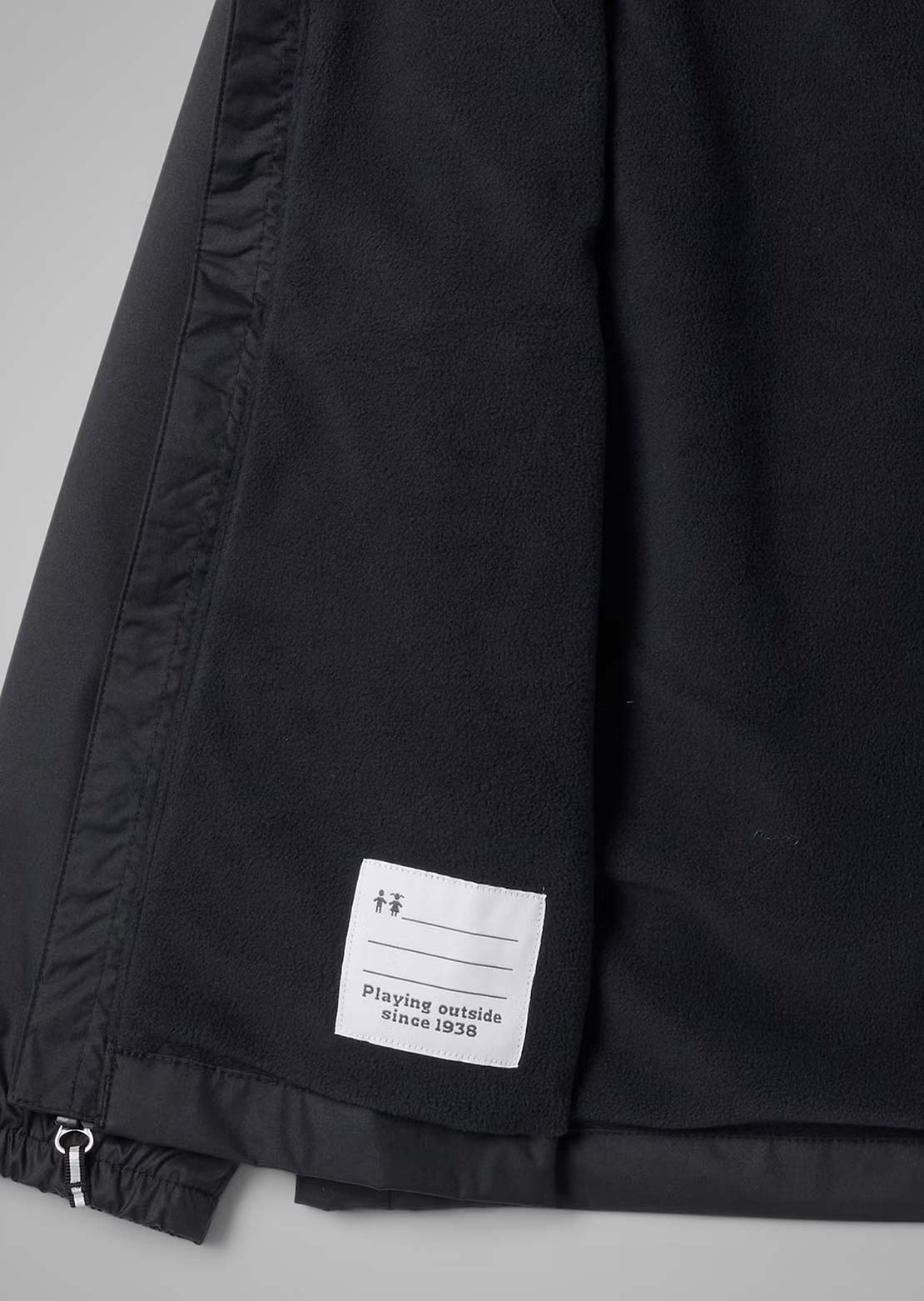 Columbia Junior Rainy Trails III Fleece Lined Jacket Black
