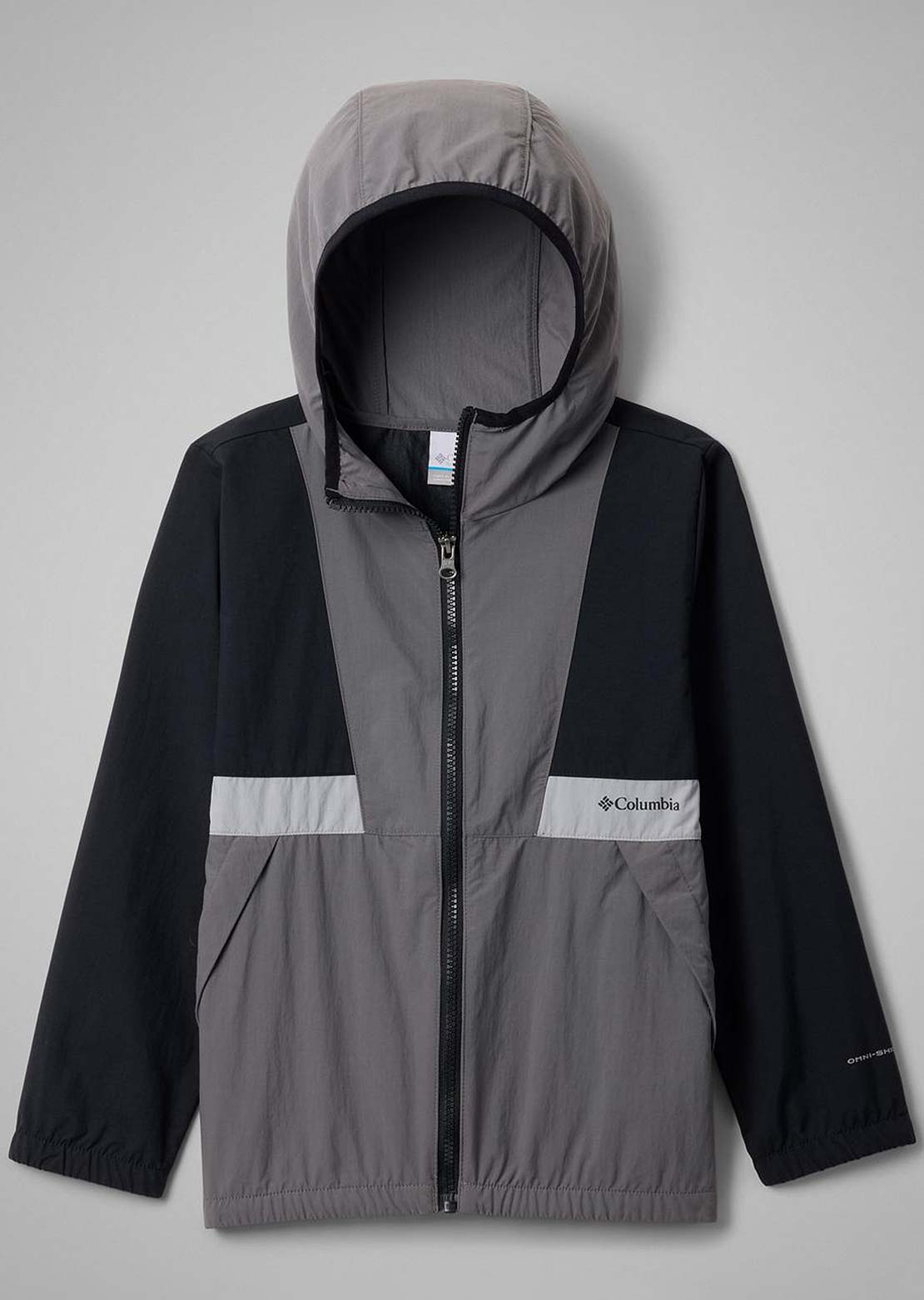 Columbia Junior Spire Valley Windbreaker Black City/Grey