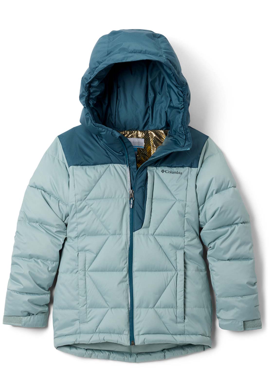 Columbia Junior Winter Powder III Quilted Jacket Crushed Blue/Everblue