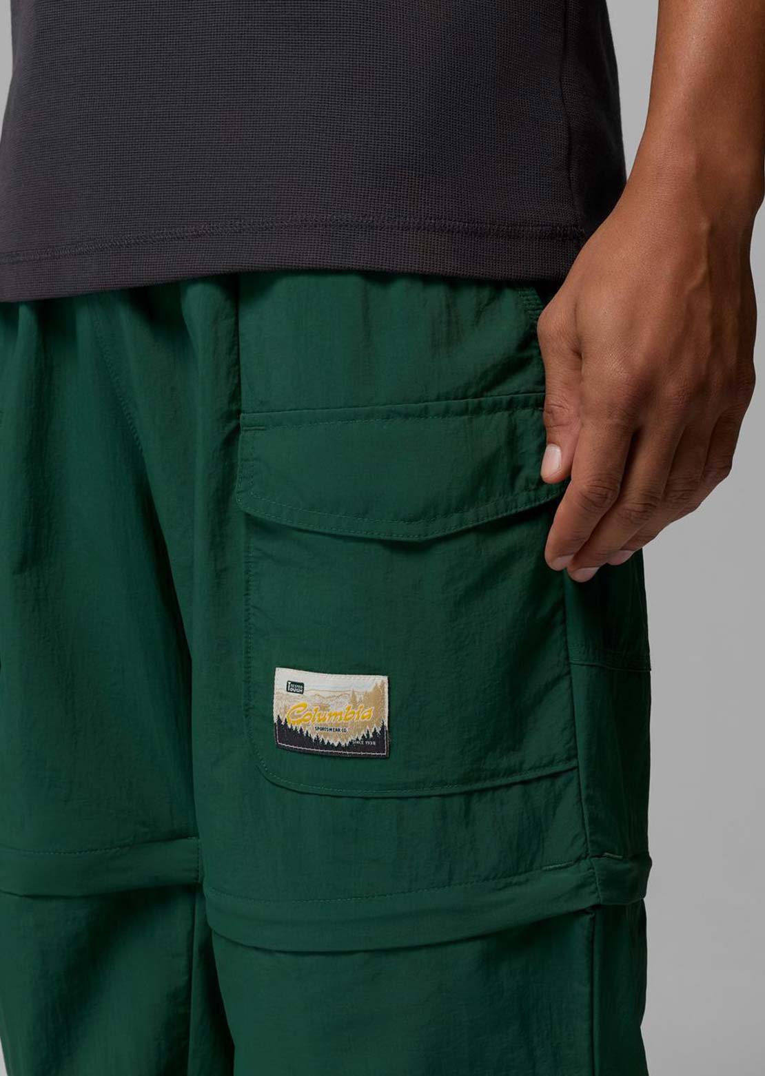 Columbia Men's Acker Rock Convertible Pants Rain Forest