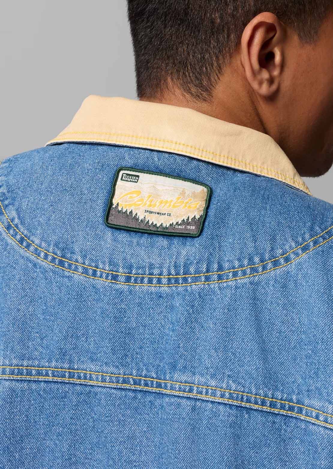 Columbia Men's Acker Rock Twill Interchange Jacket Denim Beach