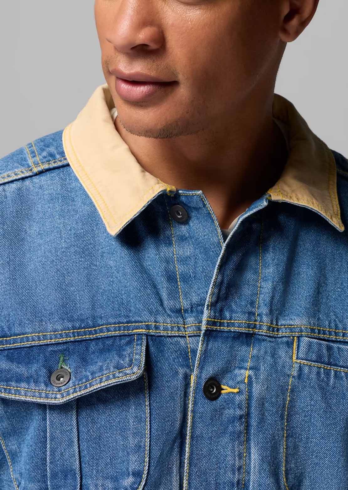 Columbia Men's Acker Rock Twill Interchange Jacket Denim Beach