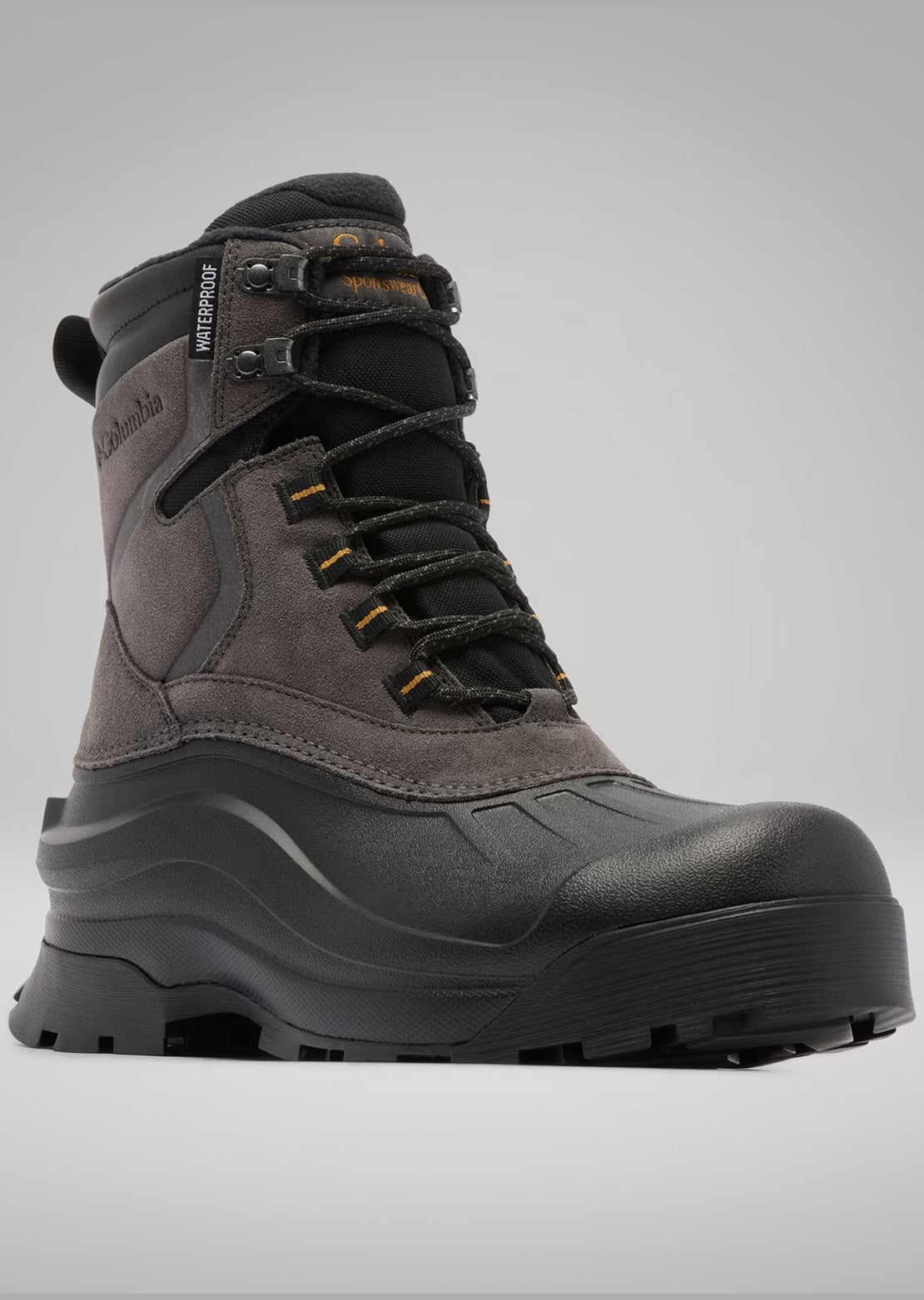 Columbia Men's Bugaboot Canyon Winter Boots Black/Gold