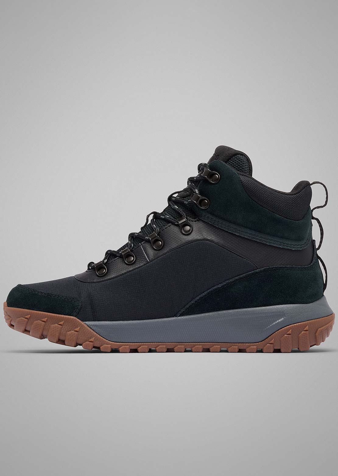 Columbia Men's Burnside Waterproof Shoes Black/City Grey