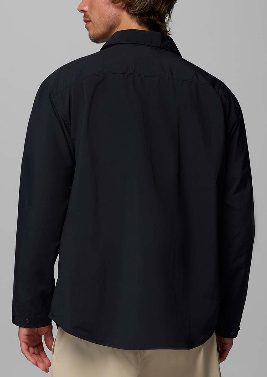 Columbia Men's Chill Creek Long Sleeve Button Up Shirt Black