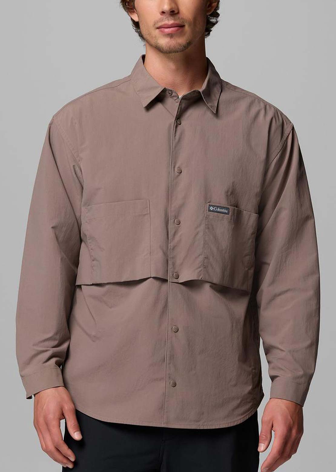 Columbia Men's Chill Creek Long Sleeve Button Up Shirt Iron