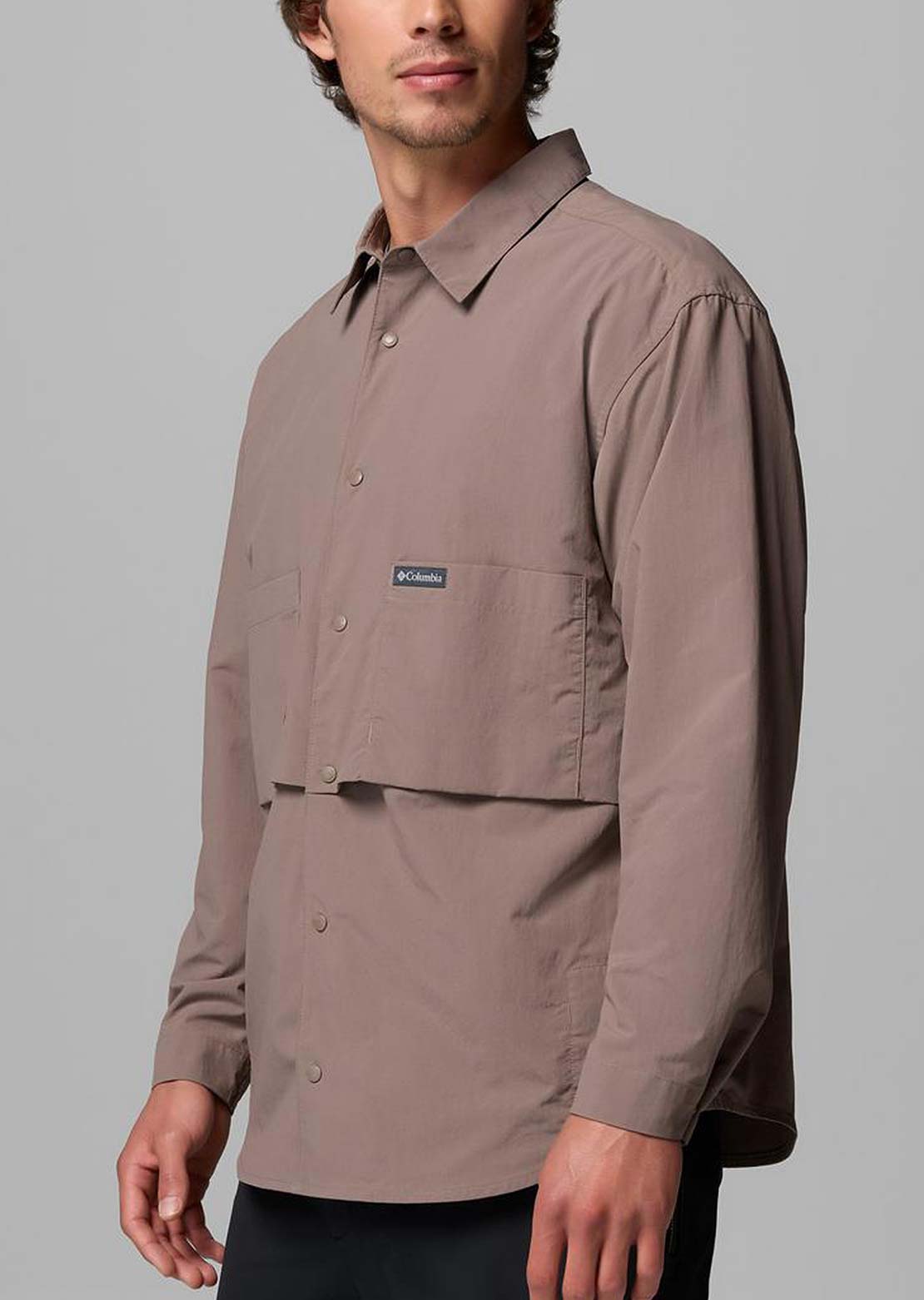Columbia Men's Chill Creek Long Sleeve Button Up Shirt Iron