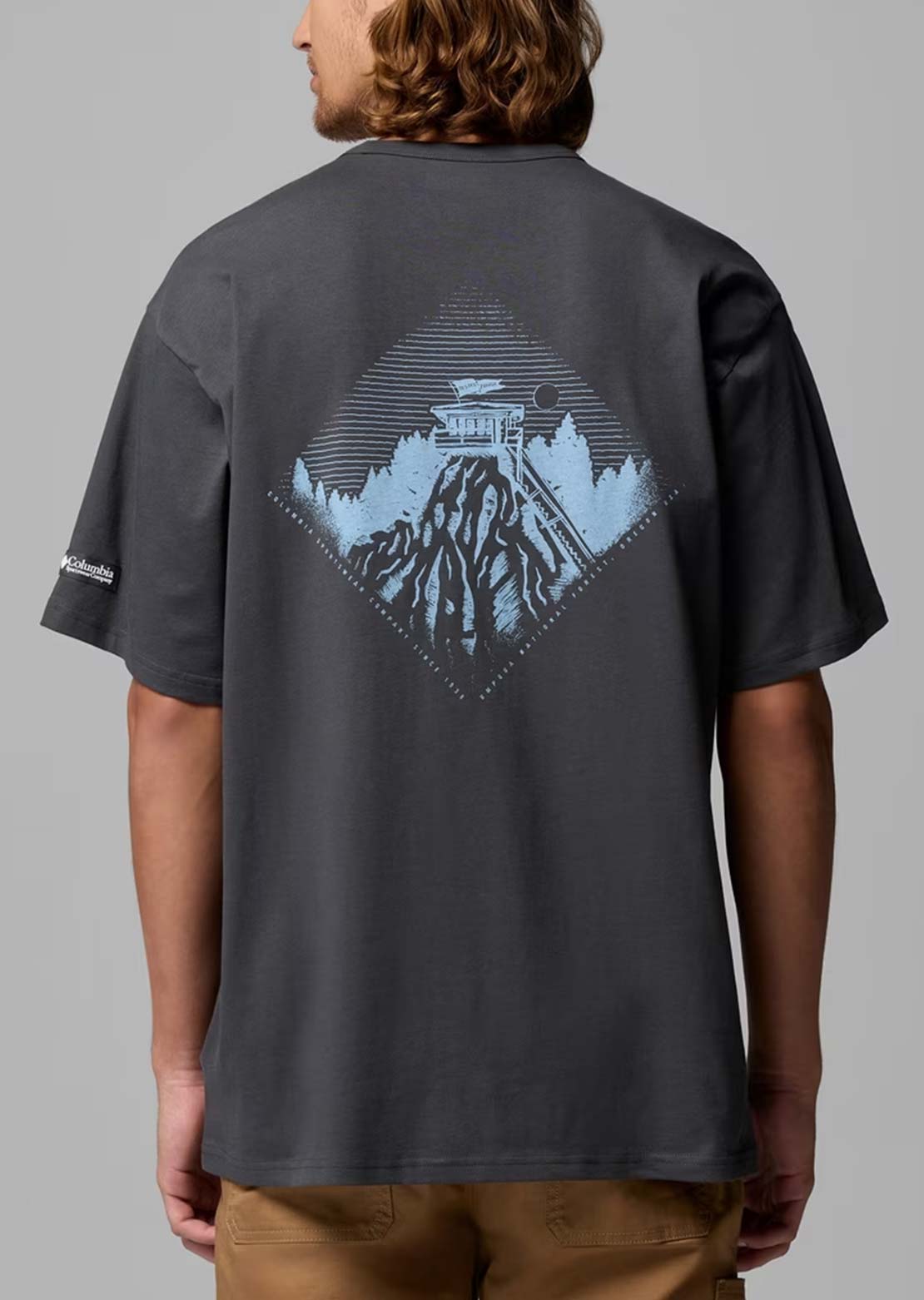 Columbia Men's CSC Heavyweight Back Graphic T-Shirt Shark Heritage