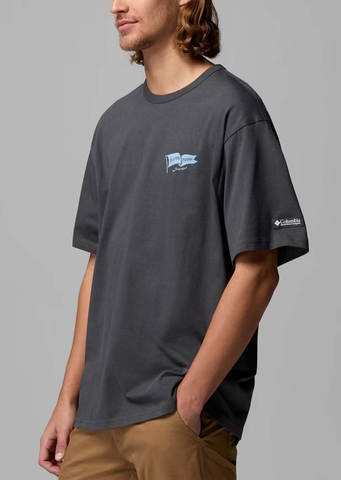 Columbia Men's CSC Heavyweight Back Graphic T-Shirt Shark Heritage