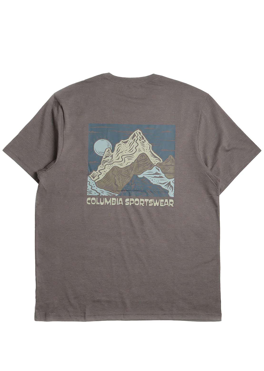 Columbia Men's CSC Outdoor Back Graphic T-Shirt City Grey Heather
