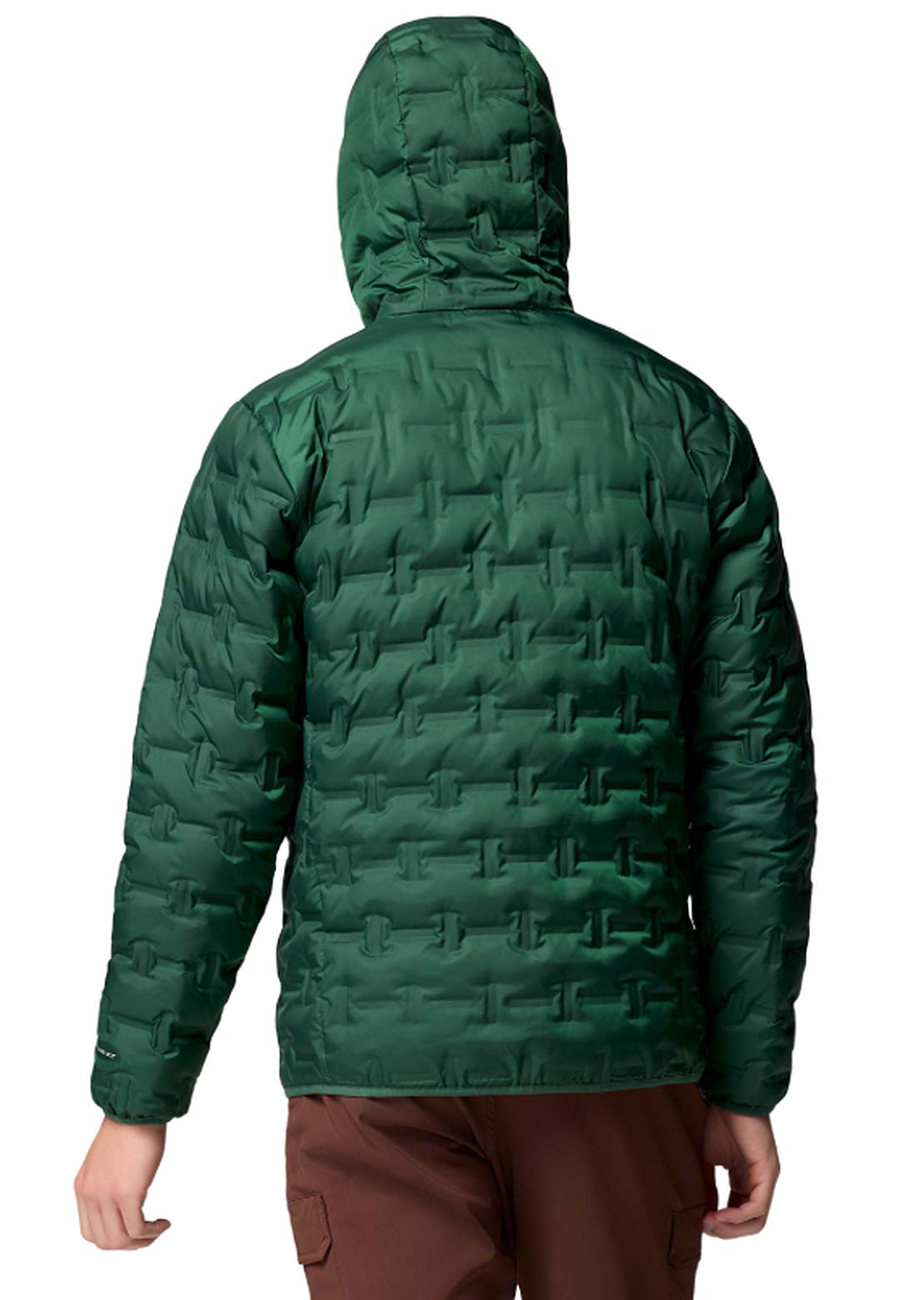 Columbia Men's Delta Ridge II Down Hooded Jacket Rain Forest