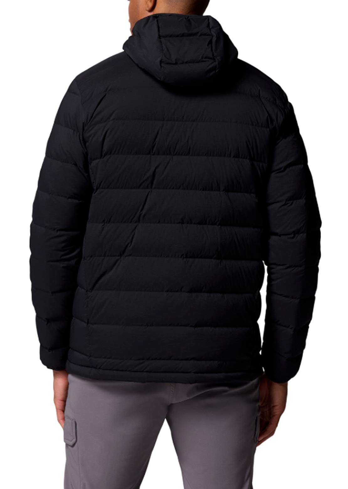 Columbia Men's Drift Peak Stretch Down Hooded Jacket Black