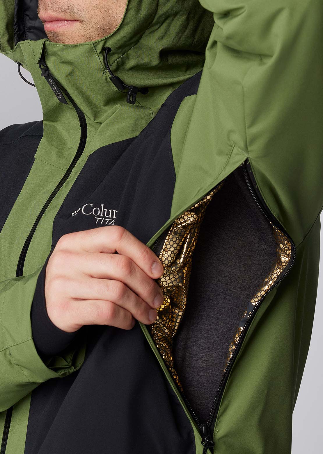 Columbia Men's Highland Summit II Jacket Canteen/Black