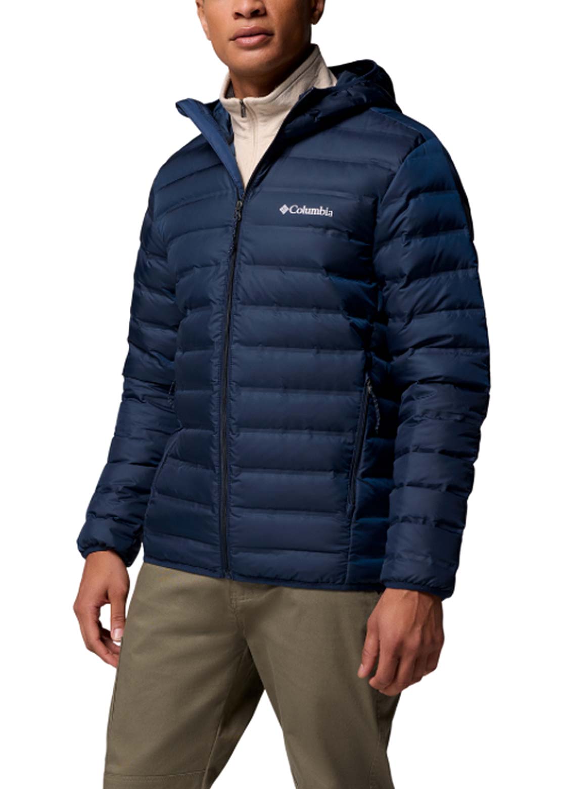 Columbia Men's Lake 22 II Down Hooded Jacket Collegiate Navy