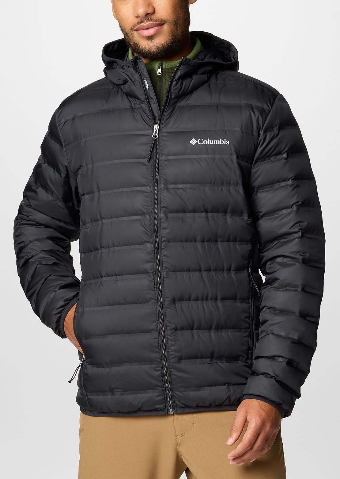 Columbia Men's Lake 22 II Down Hooded Jacket Black